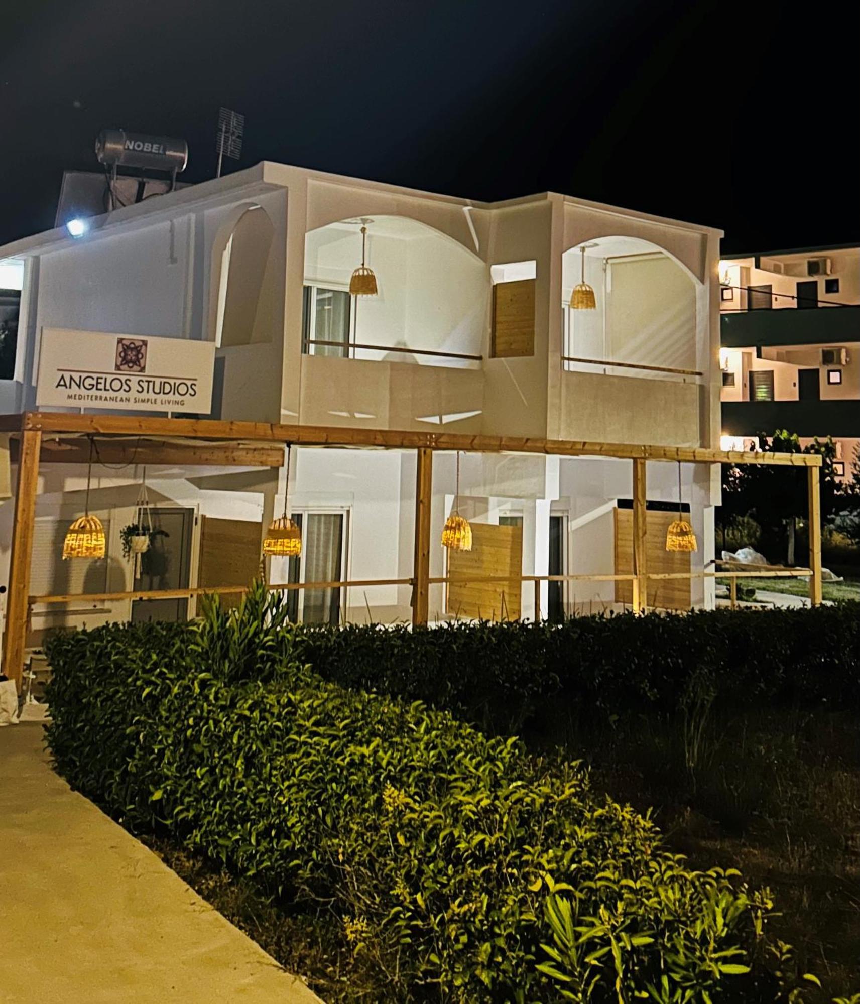 Angelos Studios 1-2 In Faliraki Rhodes-Ground Floor Kültér fotó